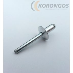 Nagyfejű alumínium popszegecs 6,4x12mm