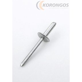 Nagyfejű alumínium popszegecs 4,8x20mm