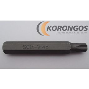 Torx Bit hatszög T-45 75mmx10mm
