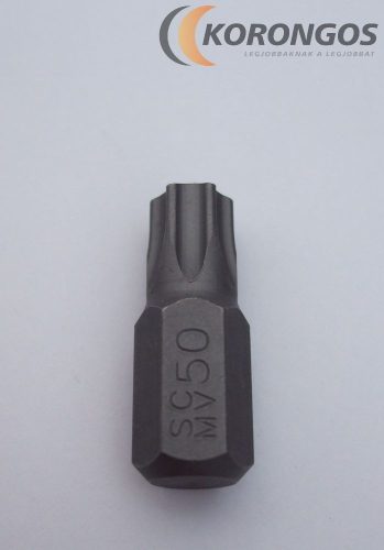 Torx Bit hatszög T-50 30mmx10mm