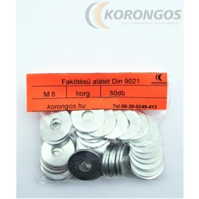 Fakötésű alátét  8mm DIN9021 50db-os csomagban