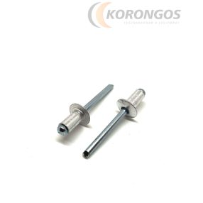 Alumínium popszegecs 6,4x12mm