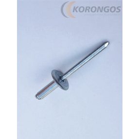 Nagyfejű acél popszegecs 4,8x17mm