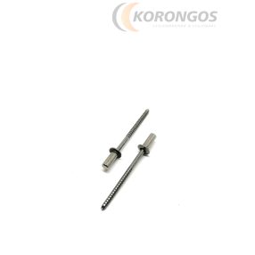   Vízzáró zártfejű rozsdamentes acél popszegecs 3,2x8,0mm