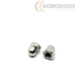 Rozsdamentes magas zárt anya M6