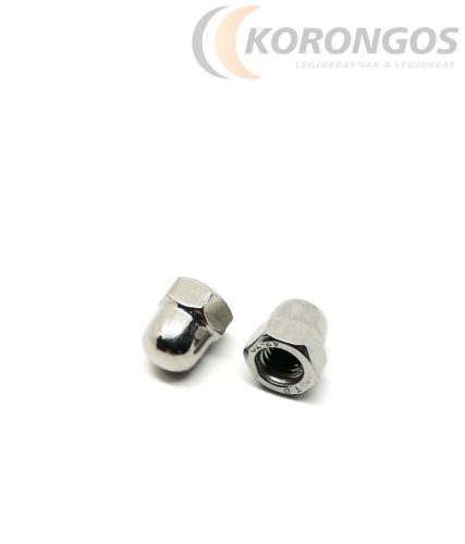 Rozsdamentes magas zárt anya M6