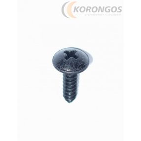 Fekete lemezcsavar préselt alátéttel 3,9x13mm