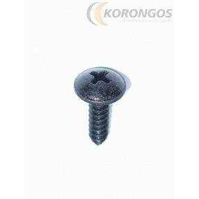 Fekete lemezcsavar préselt alátéttel 3,9x22mm