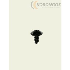 Fekete lemezcsavar préselt alátéttel 4,2x9,5mm