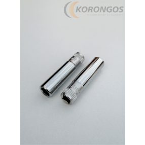 Hatlapú hosszú dugókulcs  8mm
