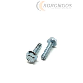 Hatlapfejű peremes csavar M6x25