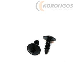Fekete színű lemezcsavar préselt alátéttel 6,3x18mm