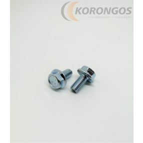 Hatlapfejű peremes csavar M8x16 20db-os csomagban