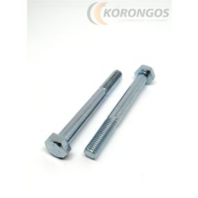 Hatlapfejű részmenetes csavar  M8x75
