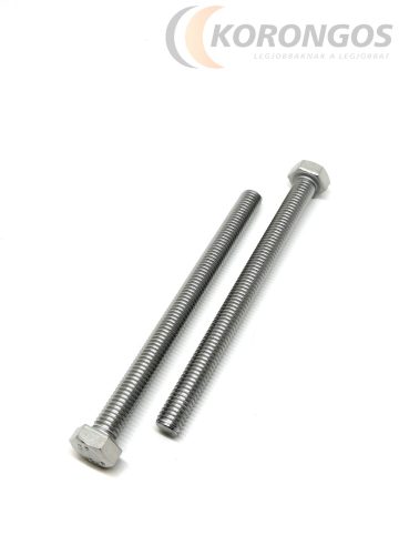 Rozsdamentes hatlapfejű csavar M8x100