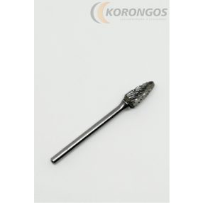 Turbómaró ívelt kúpos gömbvégű   6x12x3mm