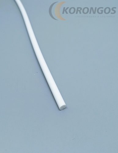 Lágy PVC 4mm vastag fehér színű műanyag hegesztő huzal