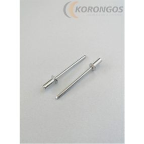 Vízzáró zártfejű  alumínium popszegecs 3,2x8mm