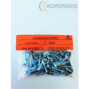 Önfúró lemezcsavar 4,2x19mm