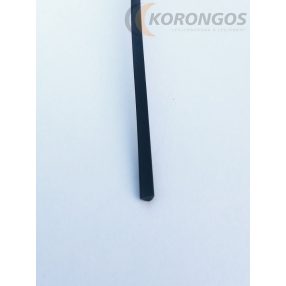   PA-6  A profil  vékonyított fekete műanyag hegesztő pálca