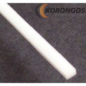 POM  Műanyag hegesztő pálca fehér  4 mm x 2 mm x 102 cm 